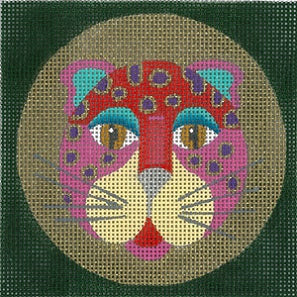 Leopard Coaster - Magenta