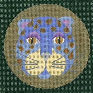 Leopard Coaster - Blue