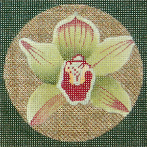 Orchid Coaster - Green