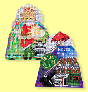 New Orleans Mardi Gras Santa - 24ct