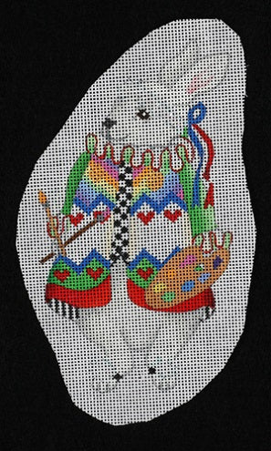 Sweatered Folk Ornament - Rabbit