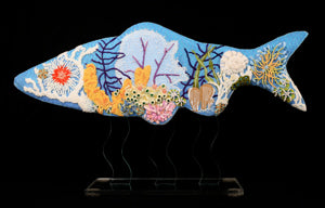 Coral Garden Fish Pillow