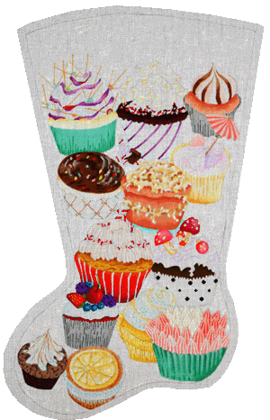 Glorious Cupcake Stocking