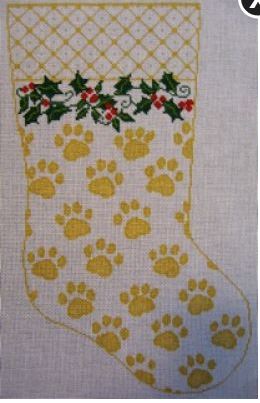 My Best Friend's Stocking - Gold