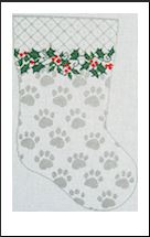 My Best Friend's Stocking - Silver