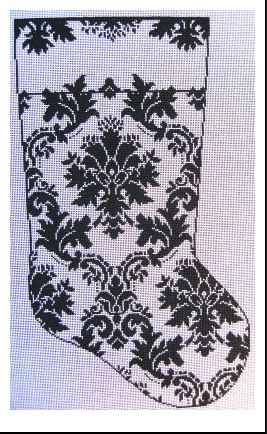 GG's Damask Stocking 