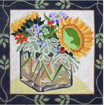 Sunflowers In Vase