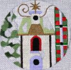 Winter Birdhouse Ornament