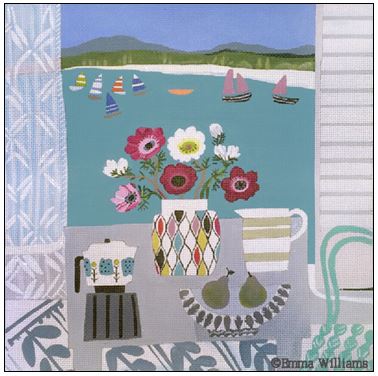 Coffee Pot and Anemones