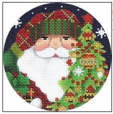 Red Bird Santa Ornament
