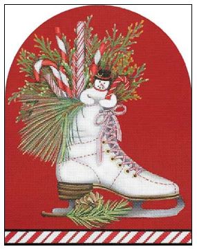 White Ice Skate