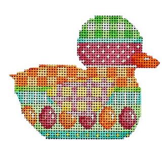Egg/Pattern Stripe Duckie
