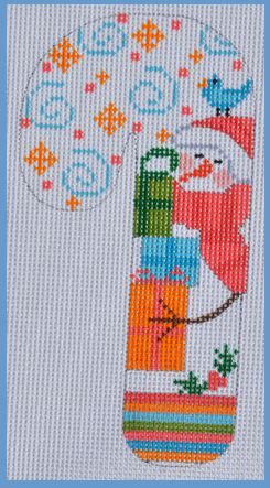 Snowman Candy Cane