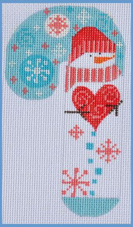 Snowman Candy Cane