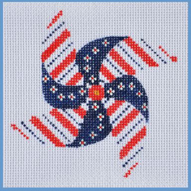 Striped Pinwheel