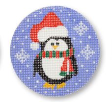 Penguin w/Santa Cap