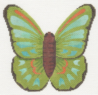 Yellow and Purple Butterfly