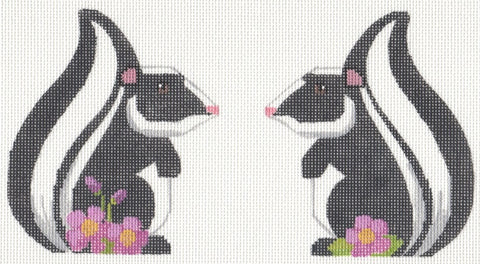 Skunk Clip On Ornament