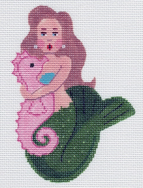 Mini Mermaid With Seahorse