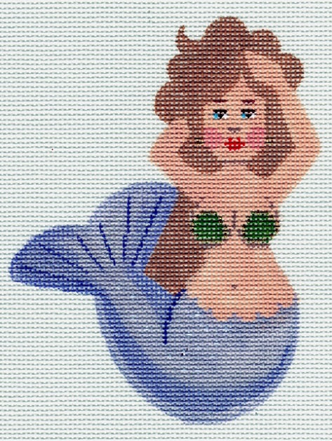 Purple and Green Mini Mermaid