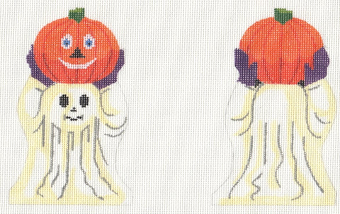 Ghost With Pumpkin