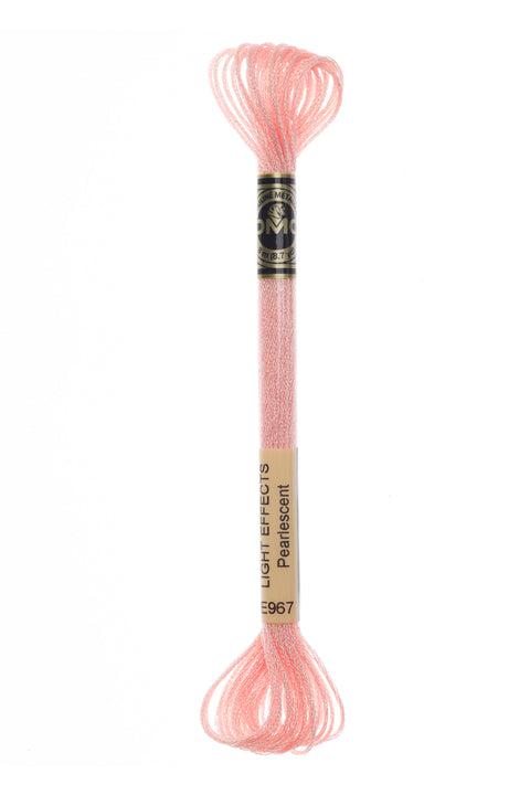 E967-Soft Peach - DMC Light Effects Floss Metallics