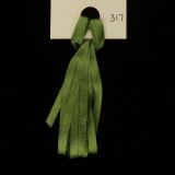 317 Green Tourmaline - Treenway 3.5mm Silk Ribbon