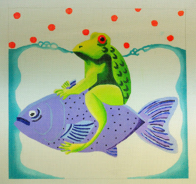 Frog On A Fish
