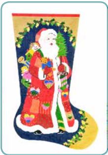 Heart Santa Stocking