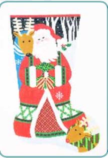 Loving Santa Stocking