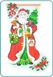 Happy Santa Stocking