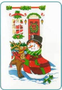 Reindeer Antics Stocking