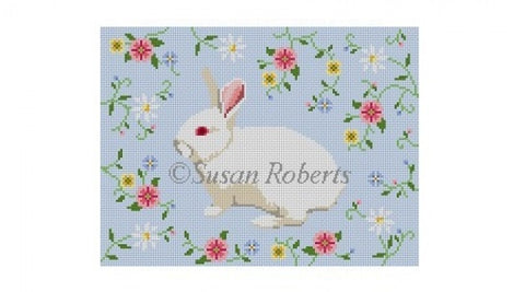 Bunny in Flower Vine