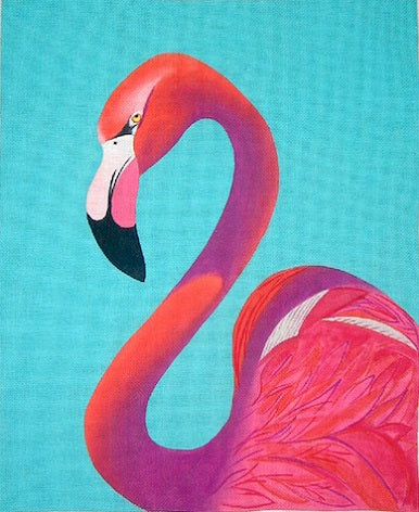 Flamingo Portrait - 18ct