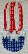Stars and Stripes Flipflop Eyeglass Case