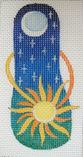 Night and Day Flipflop Eyeglass Case