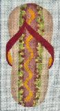 Hot Dog Flipflop Eyeglass Case