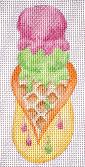Sherbet Cone Flipflop Eyeglass Case