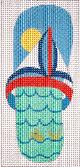 Sail Boat Flipflop Eyeglass Case