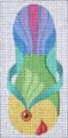 Rainbow Fish Flipflop Eyeglass Case
