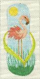 Flamingo Flipflop Eyeglass Case