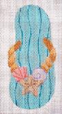 Shells Sandal Flipflop Eyeglass Case
