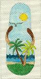 Palms Sandal Flipflop Eyeglass Case