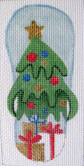 Tree/Gifts Flipflop Eyeglass Case