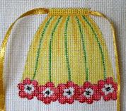 Poppies Hem - Flower Apron