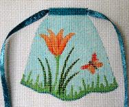 Lily In Grass - Flower Apron