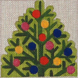 Tree With Ornaments Coaster