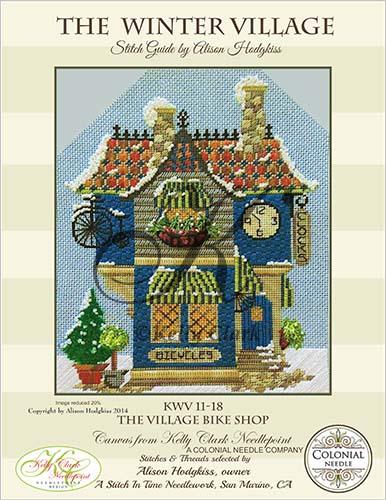 Village Bike and Clock Shoppe Stitch Guide