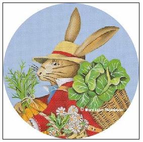 Garden Bunny Ornament