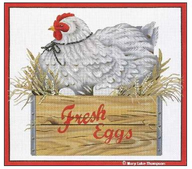 Fresh Eggs Hen